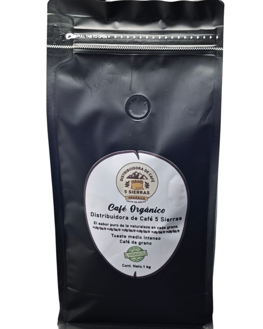 Café Orgánico "Grano" 5 Sierras 1 kg.