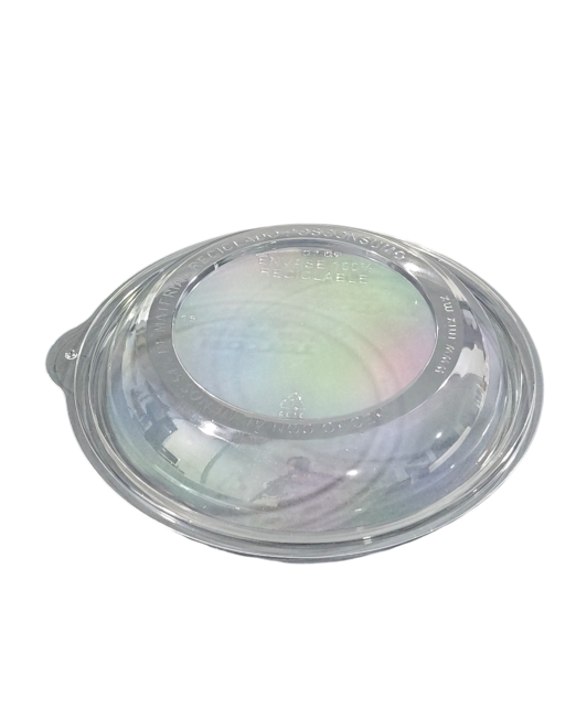 Paquete con 50 tapas para contedor tipo domo ensaladera marca Inix de 24 y 32 oz